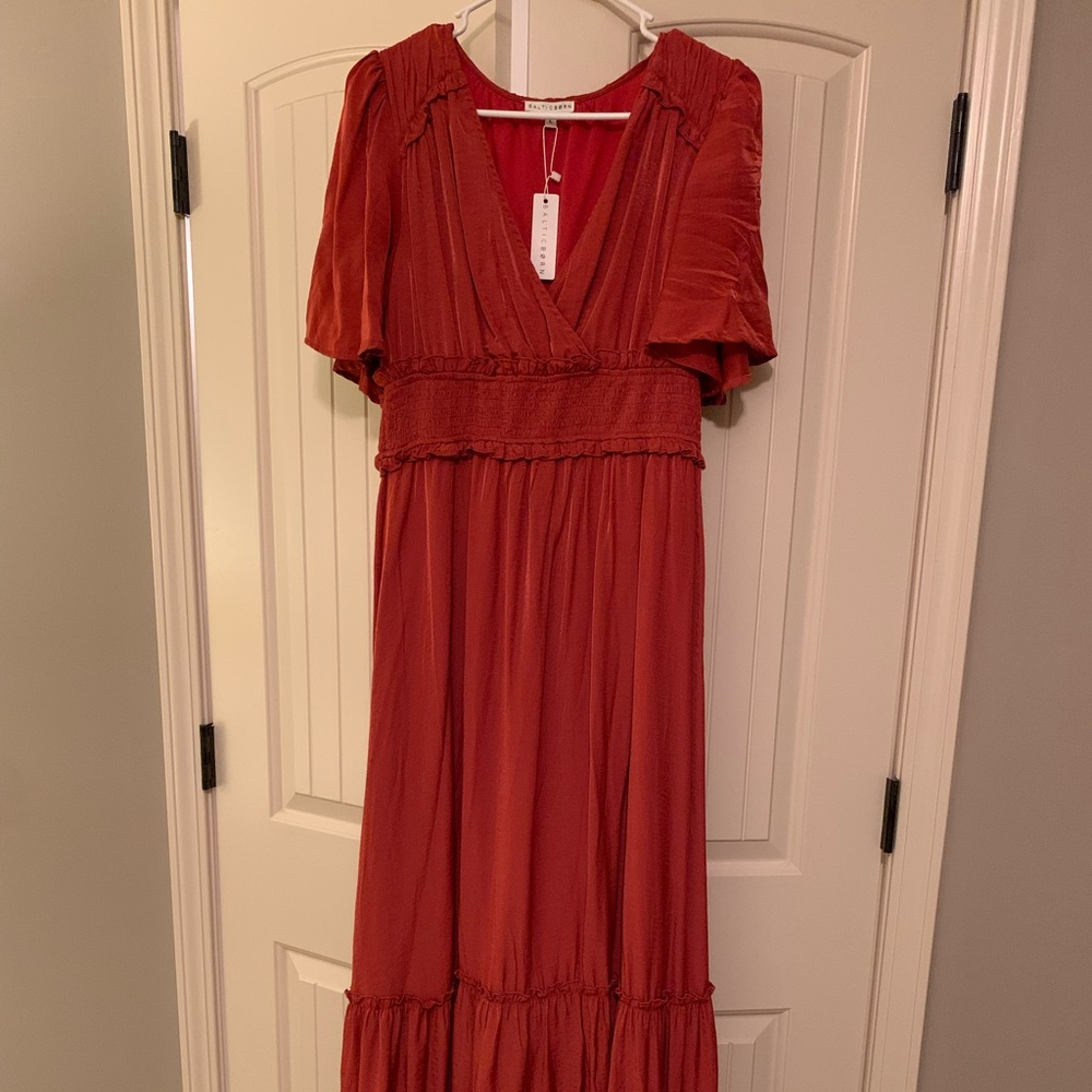 Jules Rust Maxi Dress